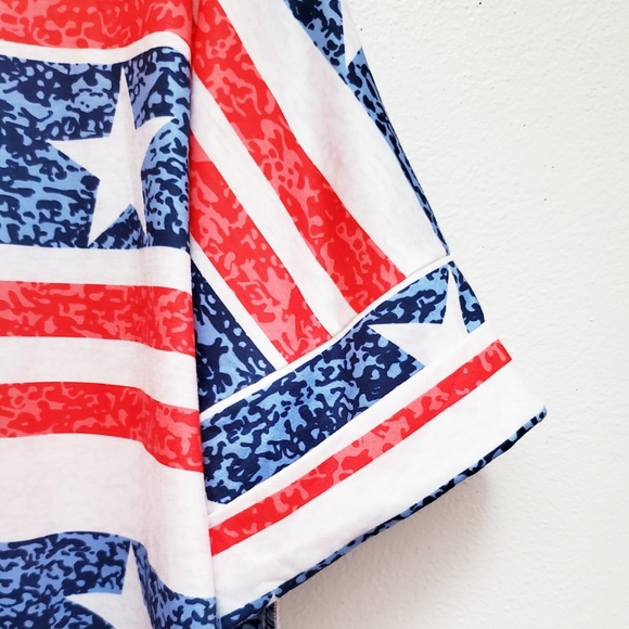 For G AND PL Top Red White and Blue - Picture 3 of 7